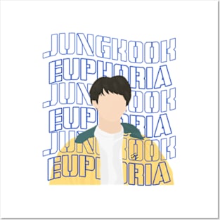 BTS Jungkook Euphoria Posters and Art